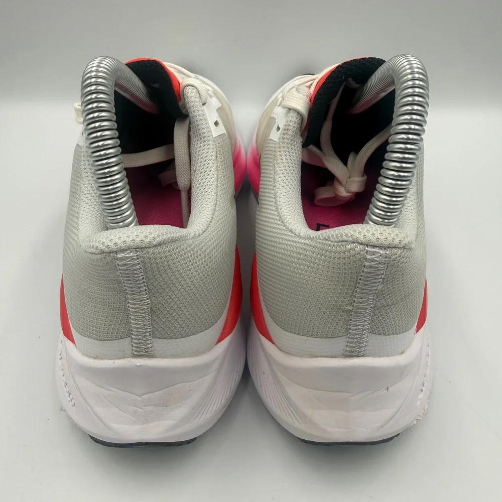 Nike Zoom Winflo 8 Womens Size 5.5 Running Shoes CW3421-100 White Pink Neon